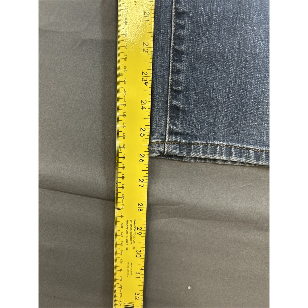 SONOMA Goods For Life‎ Jeans Womens Blue Size 4 Wash Mid Rise Straight Stretch - Picture 10 of 13